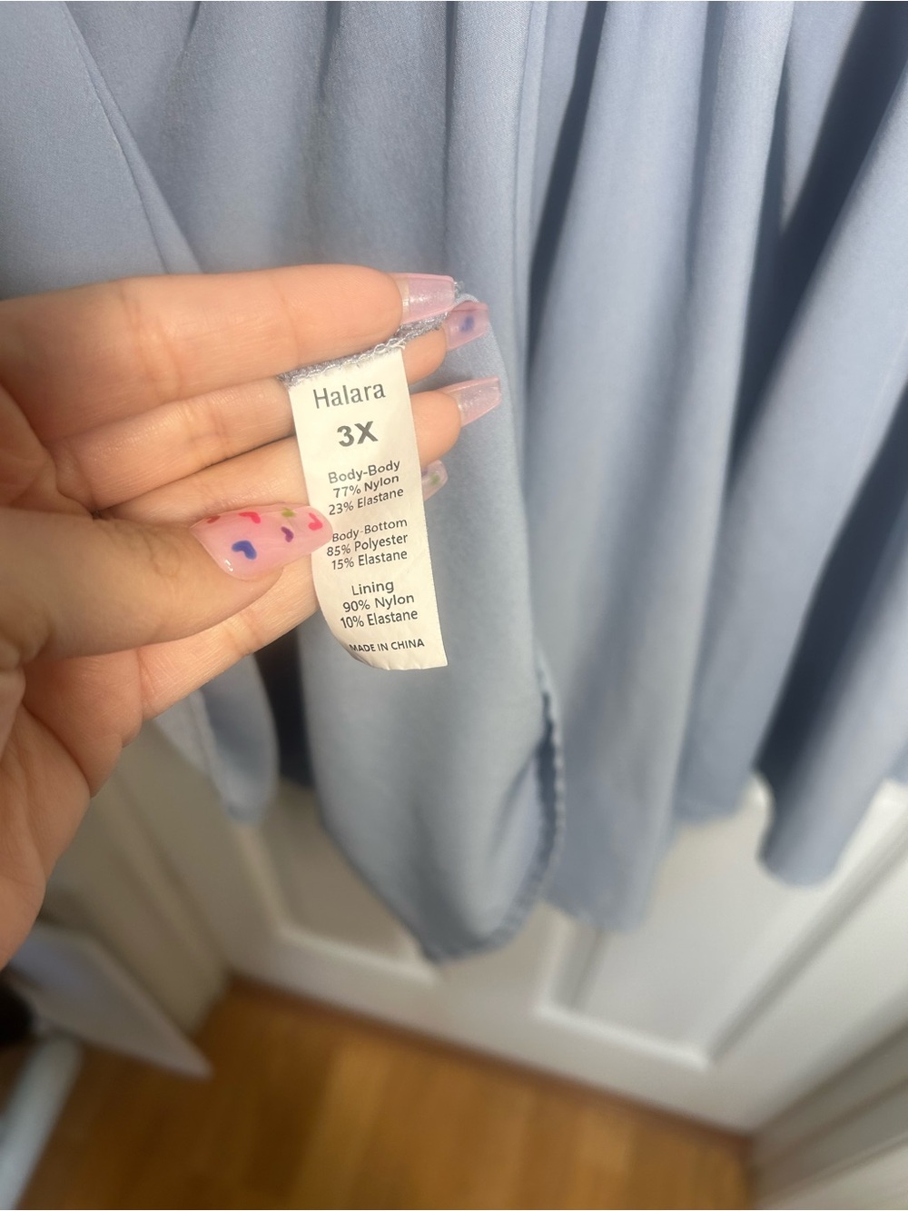 Halara Breezeful Mini Active Dress Light Blue 3X - Picture 10 of 10